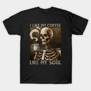 Black Coffee Drinker T-Shirt